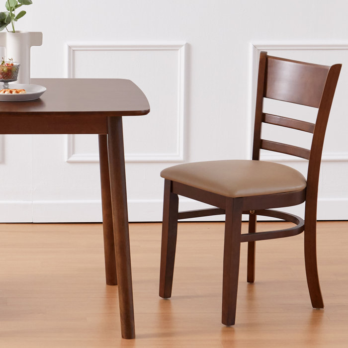 Wrought Studio Emalie 29.5" Solid Wood Dining Table & Reviews Wayfair